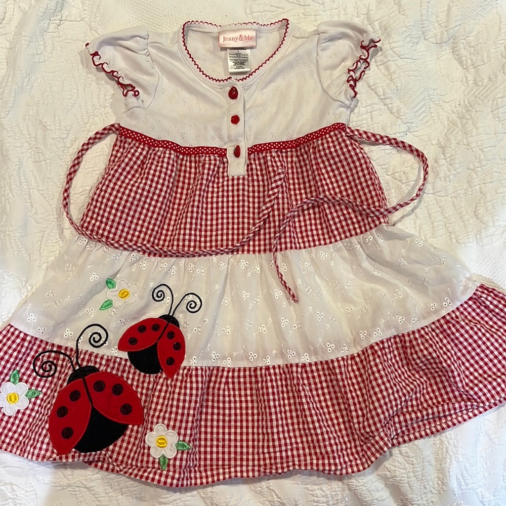 Jenny & Me Ladybug girl’s dress size 4